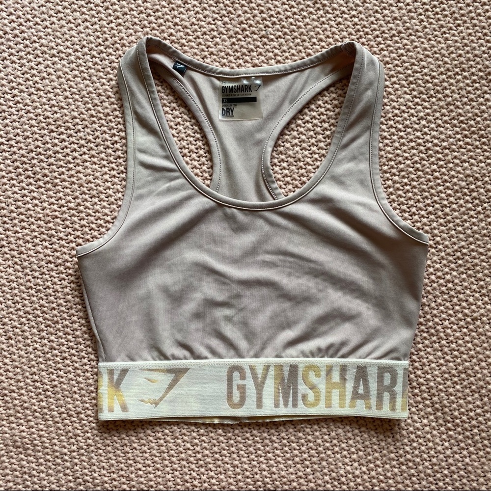 GYMSHARK BLEACH DYE FIT SPORTABRA